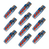 10 PCS T10 DC12V / 1.2W Car Clearance Light 12LEDs COB Lamp Beads (Red Light)