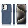 For iPhone 11 Shockproof MagSafe Armor PC Hybrid TPU Phone Case(Ink Blue)