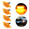 DC12V / 6W 6 in 1 Front Grille Warning Light for Ford Raptor F150 2017-2019 (Yellow)