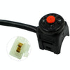 Motorcycle Modification Accessories ATV Switch Headlight Control Power Failure Start Speaker Overtaking Light Switch(Red)