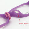 2 Pairs Glasses Accessories Bayonet Plastic Nose Pad Embedded Candy-colored Small Nose Pad Holder(Yellow)