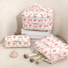 Compact Handy Cosmetic Storage Bag Lightweight Toiletry Pack, Style: Cherry Opening Lid Model
