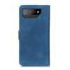 For Asus Zenfone 7 KHAZNEH Retro Texture Leather Phone Case(Blue)