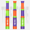 8X HD Radish Telescope Retractable Focusing Children Science Education Toys(Random Color)