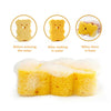 Baby Newborn Child Bath Artifact Sponge(Yellow Duckling)