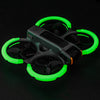 For DJI AVATA 2 STARTRC Propeller TPU Protective Guard Anti-collision Ring Cover(Fluorescent Green)