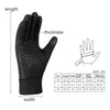 Outdoor Sports Velvet Anti-Slip Glove, Size: L(Black)
