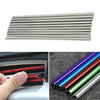 10pcs/pack Car Air Conditioner Vent U-Shaped Electroplating Decorative Strip(Plating Silver)