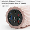 EVA Electrical Muscle Relaxer Yoga Massage Vibration Foam Roller, Fishbone Vibration USB (Coral Orange)