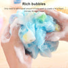 2 PCS Large Super Soft Monochrome Bath Ball(Green)