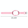 For Tamagotchi UNI (2023) Pet Game Machine Silicone Integrated Watch Strap Protective Case(Transparent Pink)