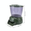4.25L Automatic Fish Feeder - Timed Dosing, Aquarium & Pond (Green)