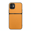 For iPhone 11 Litchi Leather Magnetic Full Coverage Shockproof Phone Case(Yellow)