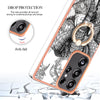 For Samsung Galaxy S25 Ultra 5G Electroplating Dual-side IMD Phone Case with Ring Holder(Totem Elephant)