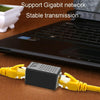 JINGHUA S61 Dual Pass-Through Header Network Cable Butt Connector Extender(Blue)