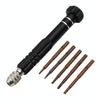 5-in-1 Aluminium Screwdriver Set for Phone Repair (Black)