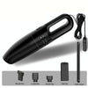Car Handheld Portable Vacuum Cleaner Small Car Vacuum Cleaner Wired Black