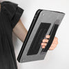 For Samsung Galaxy Tab A9+ Multifunctional Wristband Leather Tablet Case(Black)