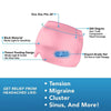 Gel Ice Hood Cooling Eye Mask Hot and Cold Compress Headband for Headache, Spec: Double-layer (Gray)