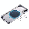 iPhone X Back Cover Replacement (Silver) with SIM Tray & Buttons