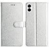 For Samsung Galaxy A06 4G Silk Texture Horizontal Flip Leather Phone Case(Silver)