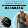 HD2 1.32 Inch Heart Rate Detection Smart Watch(Silver + Steel)