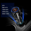 2 PCS QC3.0+3.1A Car Charger Dual USB 6A Halo Wine Bottle Fast Charge Car Charger(Elegant Black)