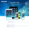 4 PCS HAWEEL 1m High Speed 8 pin to USB Sync and Charging Cable Kit for iPhone, iPad(White)
