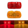 2pcs MK-106 Truck 12LEDs Side Marker Light (Yellow Light)