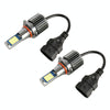 9006 2 PCS DC12-24V / 10.5W Car Fog Lights with 24LEDs SMD-3030 & Constant Current, Box Packaging(Lime Light)