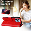 For Samsung Galaxy F06 5G / M06 5G Embossed Sunflower Leather Phone Case(Red)