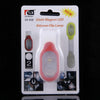 LED Magnetic Clothes Silicone Clip Lamp, CR2032 Button Batteries Powered(Red)