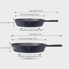 Cast Iron Non Stick Frying Pan Cooking Pot, Sheet Size:20cm