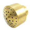 All-copper Fireworks Layer Water Nozzle Landscaping Fountain Head, Size:4 Points(Brass)