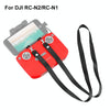 PULUZ Shockproof Anti-scratch Silicone Case with Neck Strap For DJI Neo / Mini 3 / 3 Pro / Mavic 3 / Air 2S / Mini 2 RC-N2 / RC-N1 / RC-N3 Remote Control(Red)