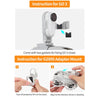 For DJI Neo / Insta360 GO 3S / GO 3 Sunnylife Drone Expansion Mount Action Camera Holder Adapter (Grey)