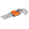 JAKEMY JM-HK2 77-185mm Extension 9 Pcs Hex Key Set