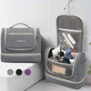 YOBAN Y-1551L Travel Cosmetic Bag Large-Capacity Outdoor Storage Bag Hook Portable Anti-Mold Dry And Wet Separation Wash Bag(Grey)
