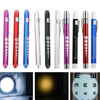 E-SMARTER Multifunctional Pen Flashlight Graduated LED Penlight, Color Random Delivery, Style: Concave Head Yellow Light