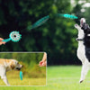 Dog Toothbrush Chew Toy - Interactive Ring with Hand Strap (Green)