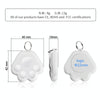 2-Pack Bluetooth Tracker Pet Key Finder Light Blue - iOS & Android