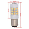1157/BAY15D 8W 420LM White + Yellow Light 42 LED 2835 SMD Car Brake Light Steering Light Bulb, DC 12V