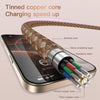 TOTUDESIGN CB-18-T 1.2m Glowing USB-A to USB-C / Type-C Charging Data Cable(Black)