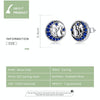 Moon Cat S925 Sterling Silver Personality Earrings