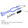 MB-MHL002 Motorcycle Modification Accessories Universal Pasteable Helmet Light Strip(Blue)