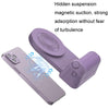 BBC-8 3 In1 Magnetic Absorption Wireless Charging Phone Stand Bluetooth Handheld Selfie Stick, Style: Upgrade Model(Purple)