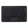 Bluetooth Wireless Keyboard with Touch Panel, Compatible with All Android & Windows 9 inch Tablets with Bluetooth Functions(Black)