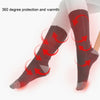 3-speed Temperature Regulation Electric Heating Socks Long Tube Warm Socks  Black