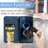 For Asus Zenfone 8 ZS590KS Retro Skin Feel Business Magnetic Horizontal Flip Leather Case with Holder & Card Slots & Wallet & Photo Frame(Blue)