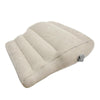 Breathe Inflatable Lumbar Pillow Portable Travel Flocking Pillow Chair Back Support